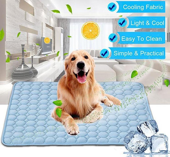 Pet Cooling Mat – Ice Silk Cold Nest Pad (Summer Use)