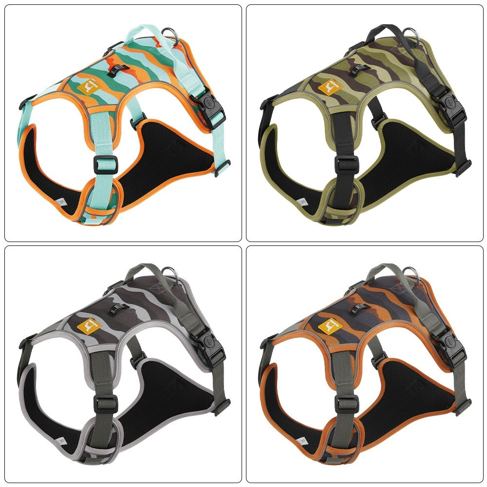 Reflective Dog Chest & Back Harness with Leash