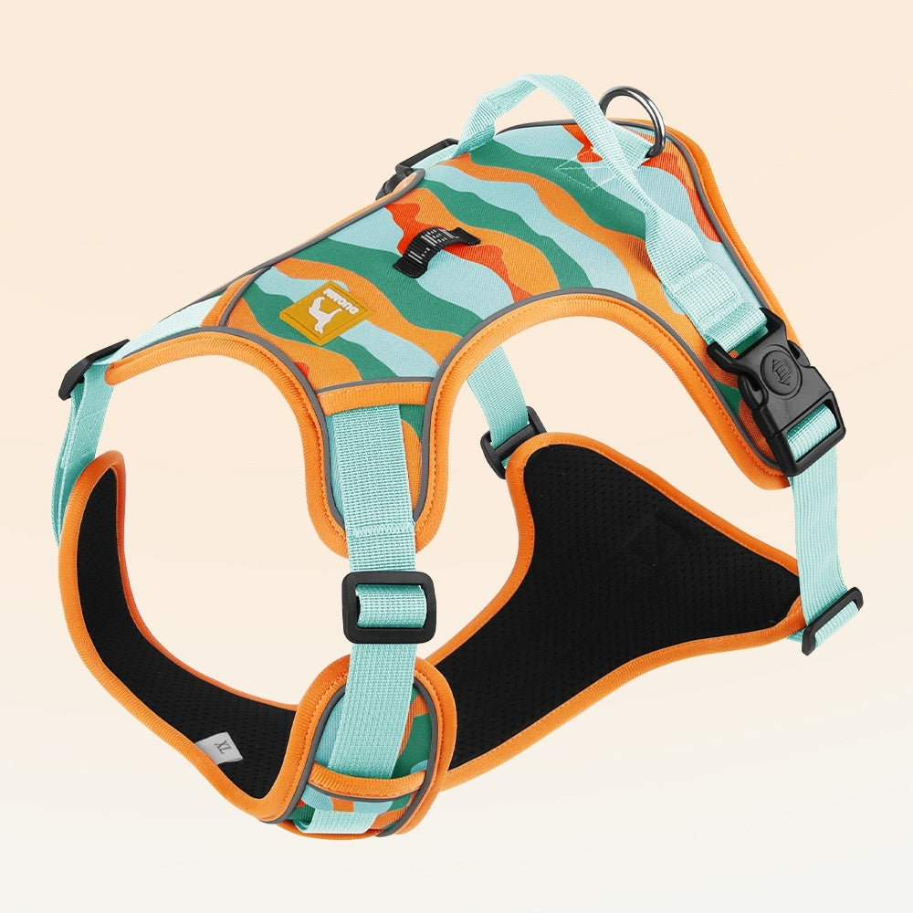 Reflective Dog Chest & Back Harness with Leash