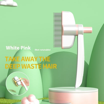 Self-Cleaning Pet Hair Removal Comb – Grooming Brush